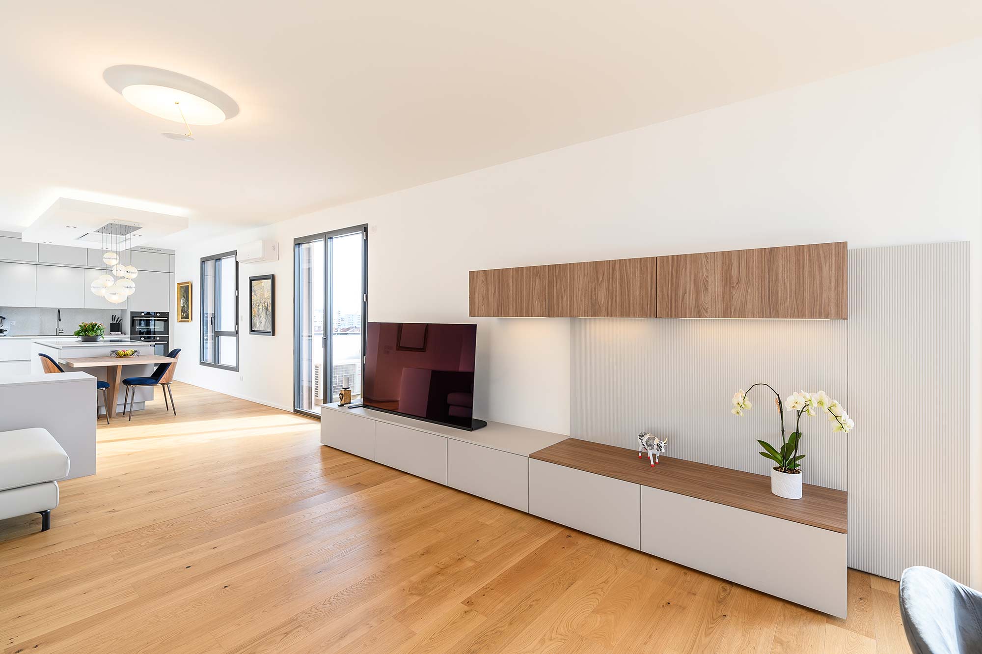 Cuisine de luxe, haut de gamme, appartement à Villefranche / Lyon.